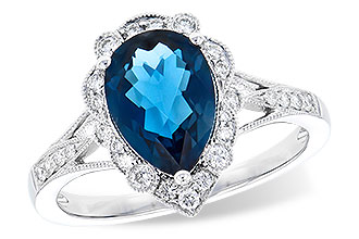 M327-88804: LDS RG 2.25 LONDON BLUE TOPAZ 2.47 TGW