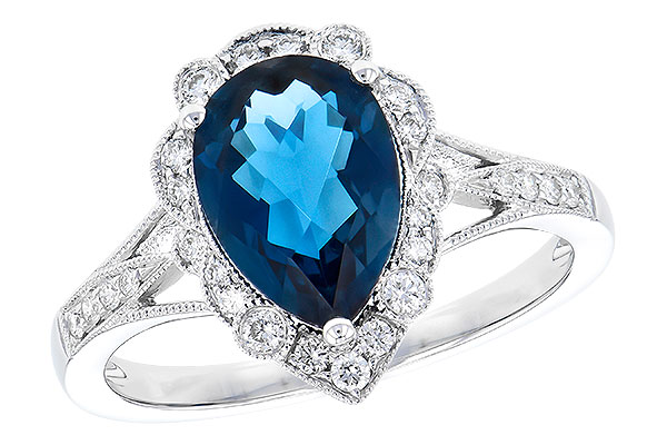 M327-88804: LDS RG 2.25 LONDON BLUE TOPAZ 2.47 TGW