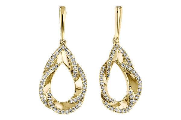 M329-66077: EARRINGS .50 TW