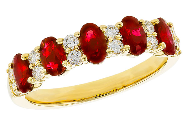 M329-67877: LDS WED RG 1.51 TW RUBY 1.80 TGW