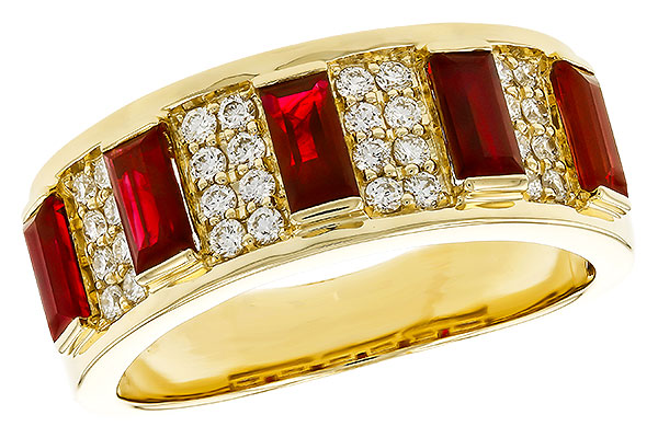 M329-68813: LDS WED RG 1.40 TW RUBY 1.69 TGW