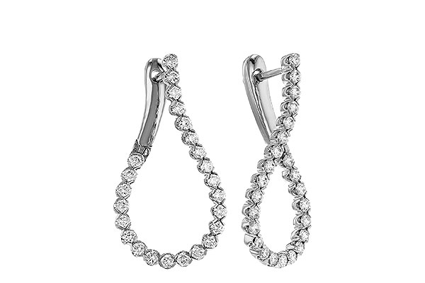 M329-70595: EARRINGS 1.00 TW