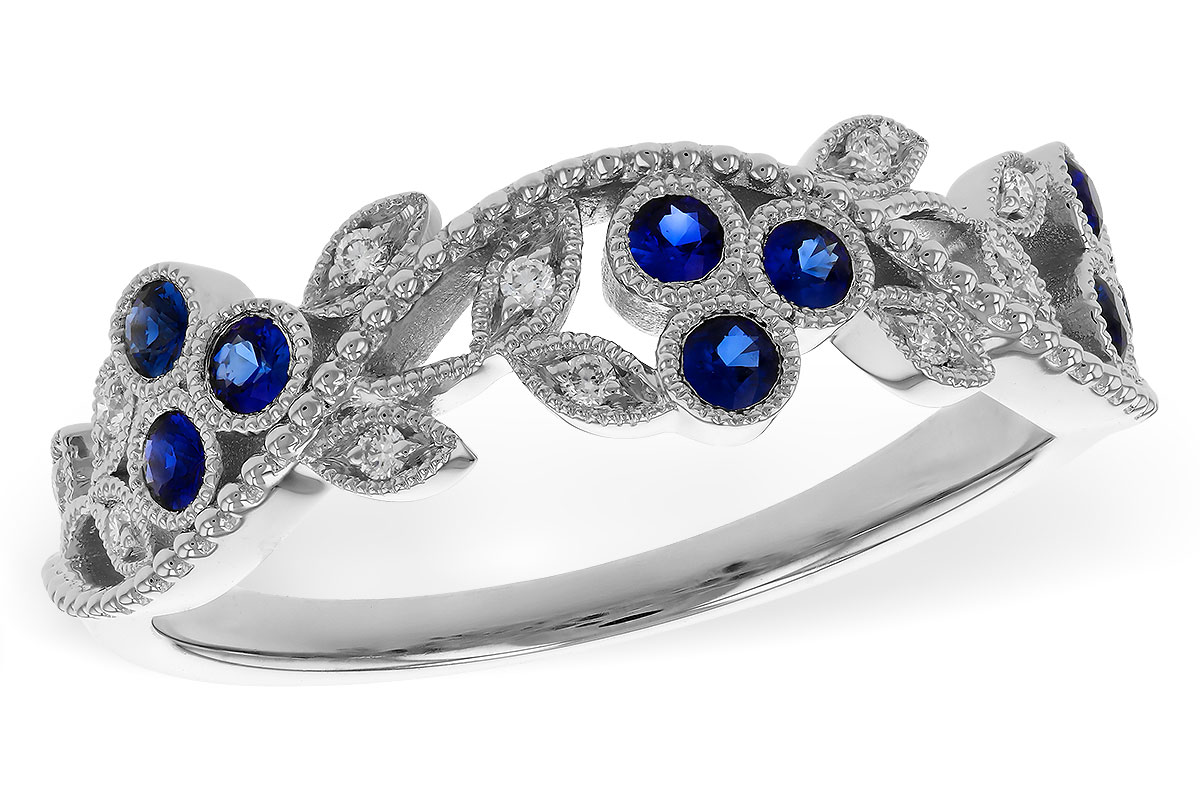 M329-72368: LDS WED RG .23 SAPPHIRE .29 TGW