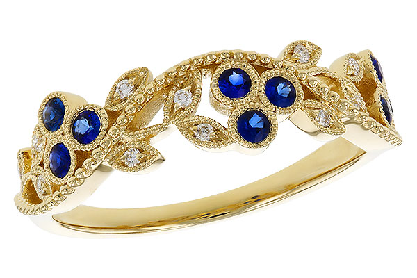 M329-72368: LDS WED RG .23 SAPPHIRE .29 TGW